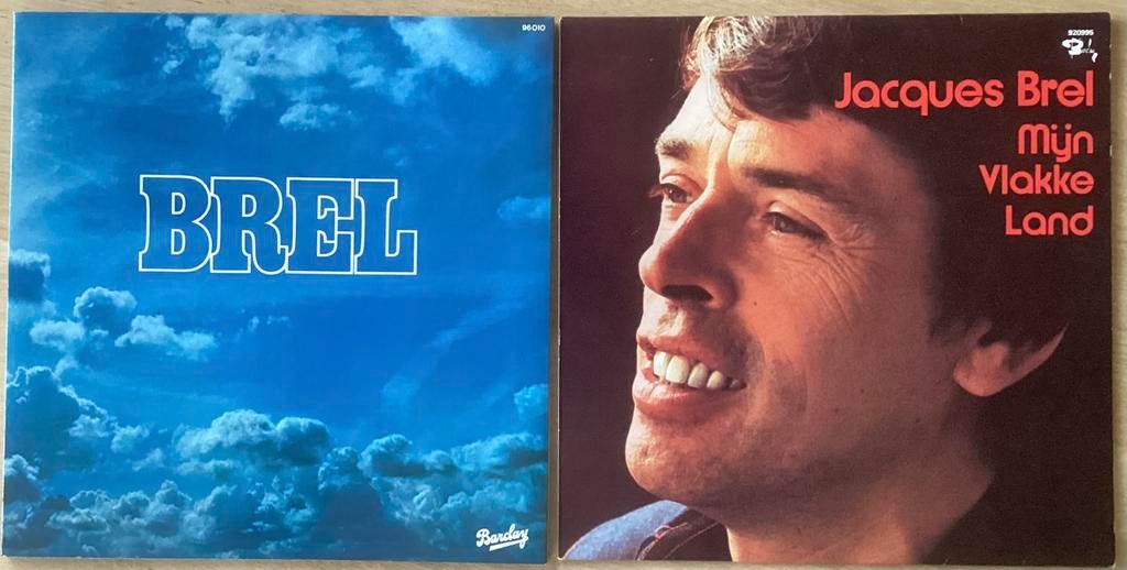 2 LP”s Jacques Brel, elpee, vinyl, Ophalen, Zo goed als nieuw