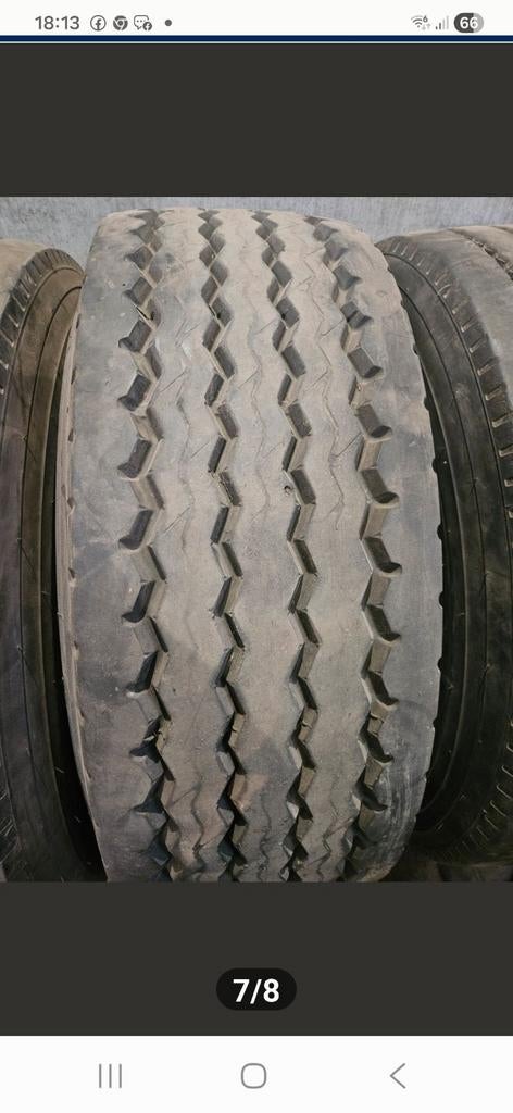 Pneu de remorque de camion sur jante.385 65 22.5, Autos : Pièces & Accessoires, Enlèvement
