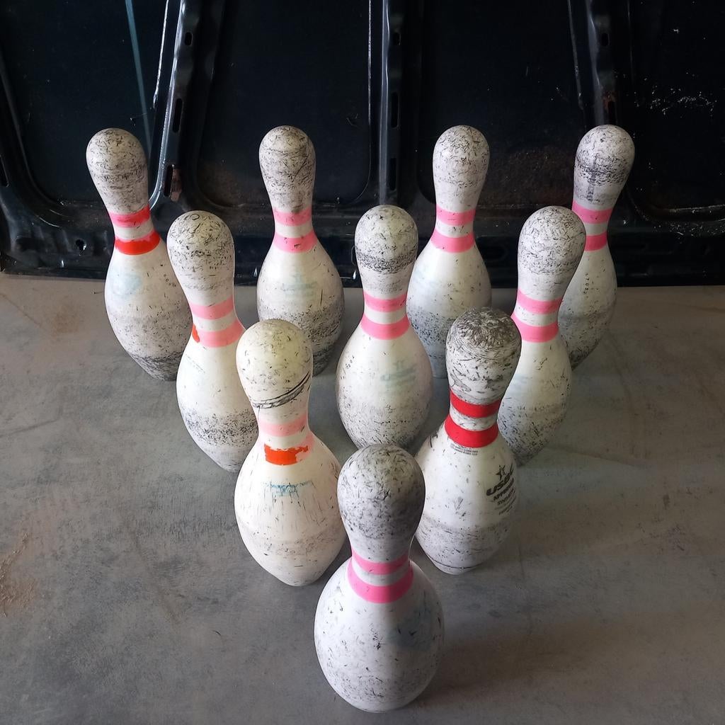 Bowling kegels pins, Ophalen of Verzenden, Gebruikt