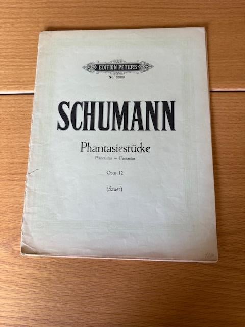 Robert Schumann — Phantasiestücke opus 12, Musique & Instruments, Partitions, Utilisé, Artiste ou Compositeur, Classique, Piano