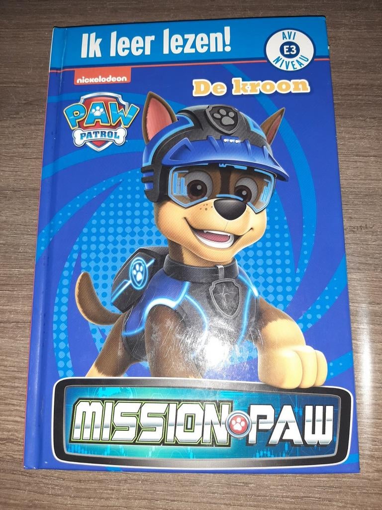 Kinderleesboek paw patrol de kroon, Ophalen, Zo goed als nieuw