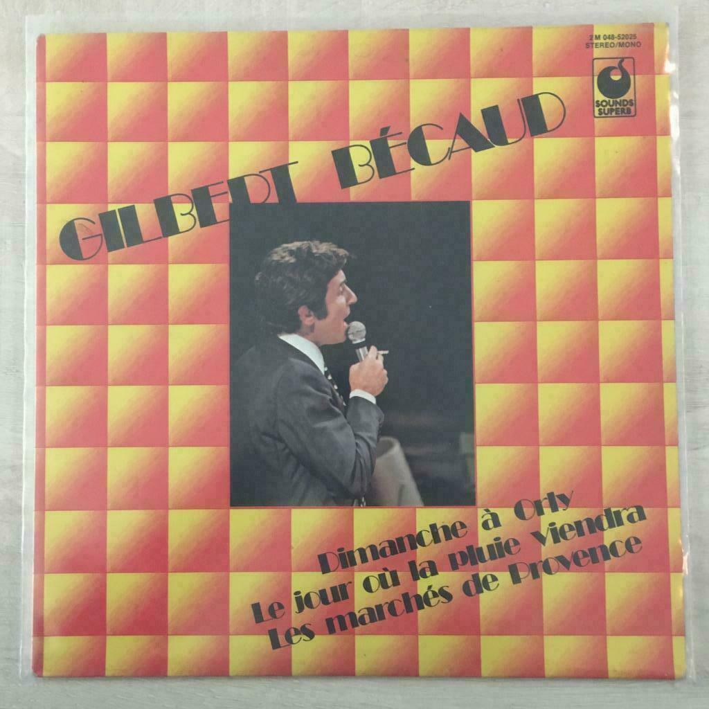 LP Gilbert Bécaud - Dimanche A Orly (SOUNDS SUPERB 1974) VG+, Envoi, Utilisé, 12 pouces