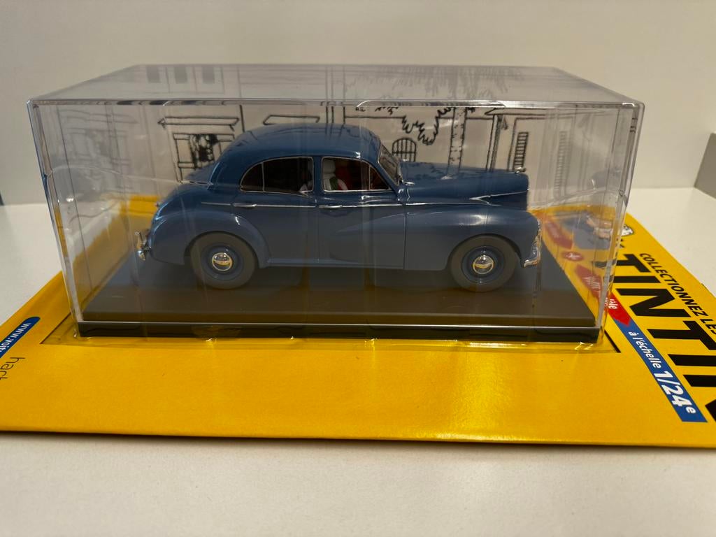 Kuifje auto 1:24 de morris six uit zwarte goud nr 53, Ophalen of Verzenden, Kuifje, Nieuw