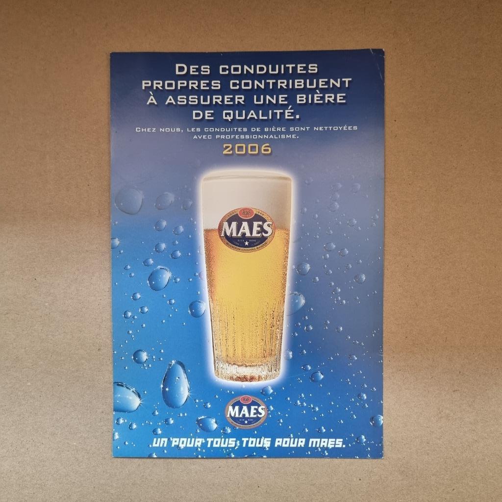 Publicité Maes 2006, Enlèvement ou Envoi, Utilisé, Autres types, Autres marques