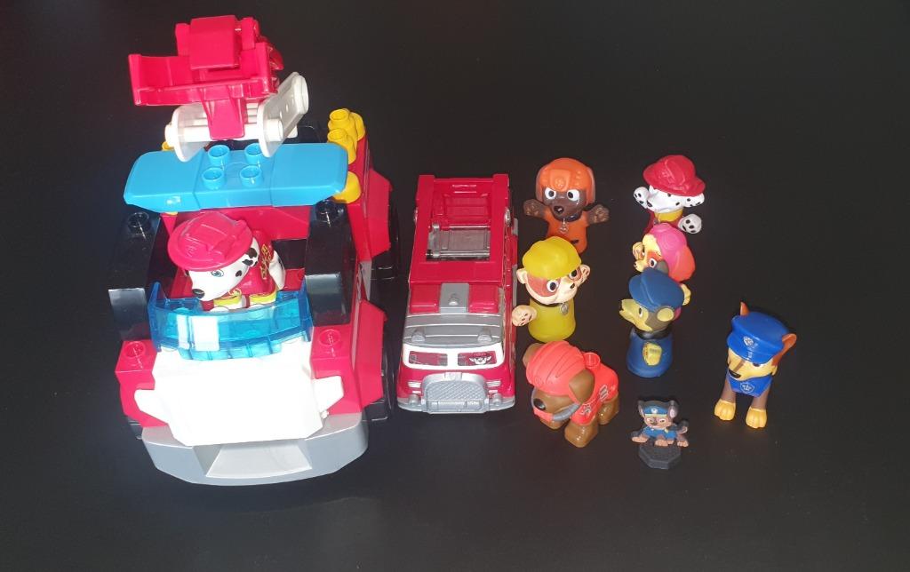 Paw Patrol Duplo voertuig + figuurtjes, Kinderen en Baby's, Ophalen, Zo goed als nieuw, Duplo