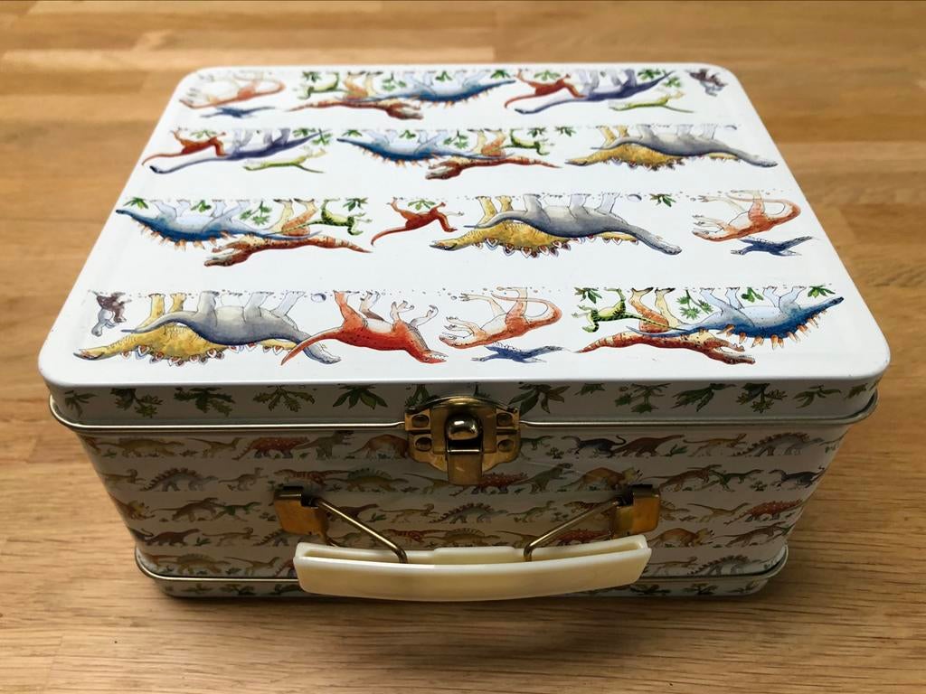 nieuw blikken valiesje dinosaurus Emma Bridgewater, Kinderen en Baby's, Verzenden, Nieuw