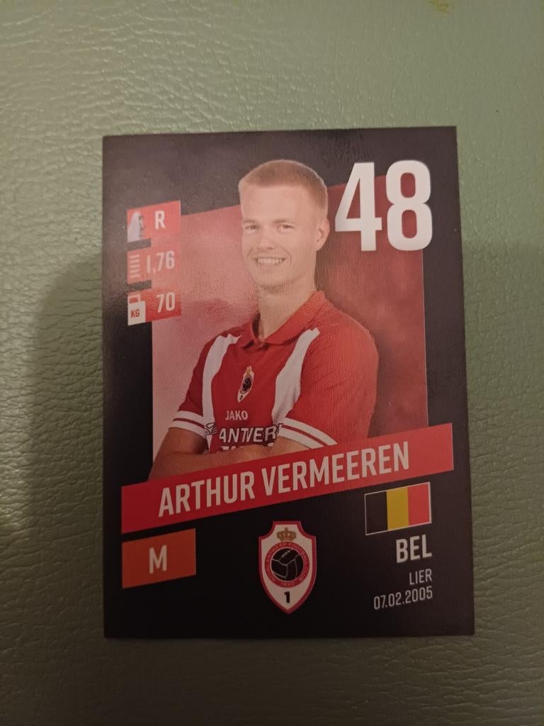 Panini Pro League 2023-2024 rookie sticker Vermeeren, Enlèvement ou Envoi