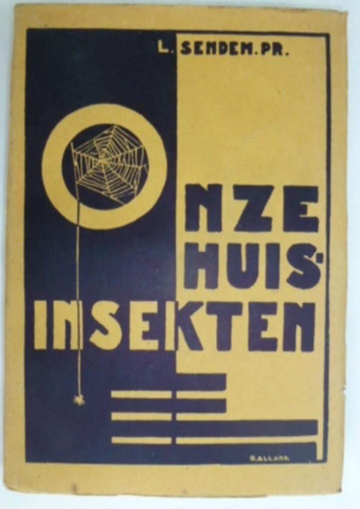 Onze huis insekten Davidsfonds nr.245 L. Senden Pr. jaar 193, Antiek en Kunst, Antiek | Boeken en Manuscripten, Ophalen of Verzenden