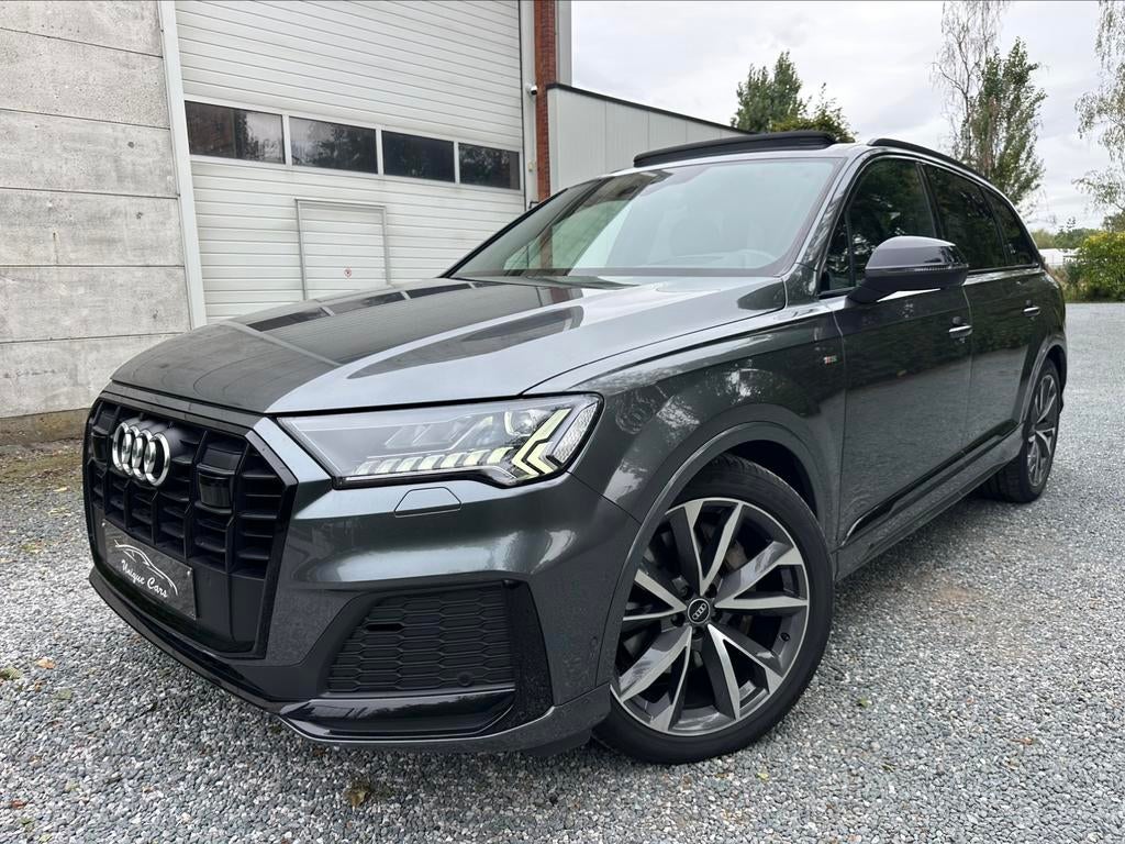Audi Q7 3.0 - 50 TDI - Full S Line - Pano - 7 zit - Matrix, Autos, Audi, Cuir, Argent ou Gris, Achat, Euro 6