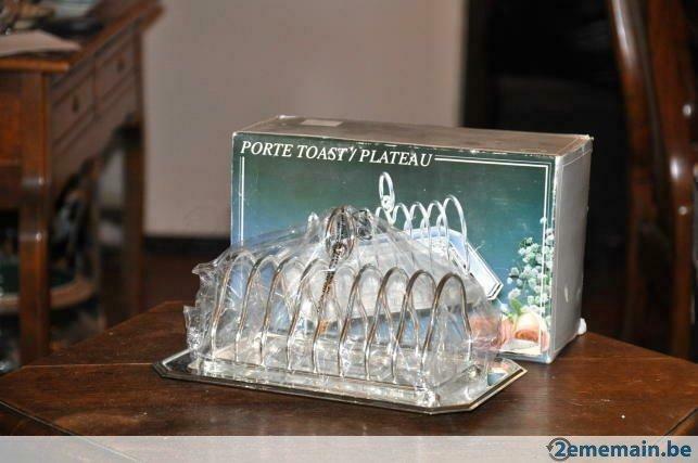 porte toasts avec plateau en inox