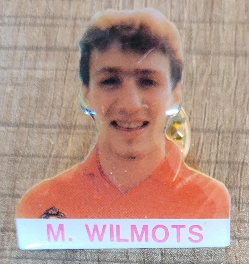 Oude pin: voetballer Marc Wilmots, Verzamelen, Ophalen of Verzenden, Gebruikt, Overige typen