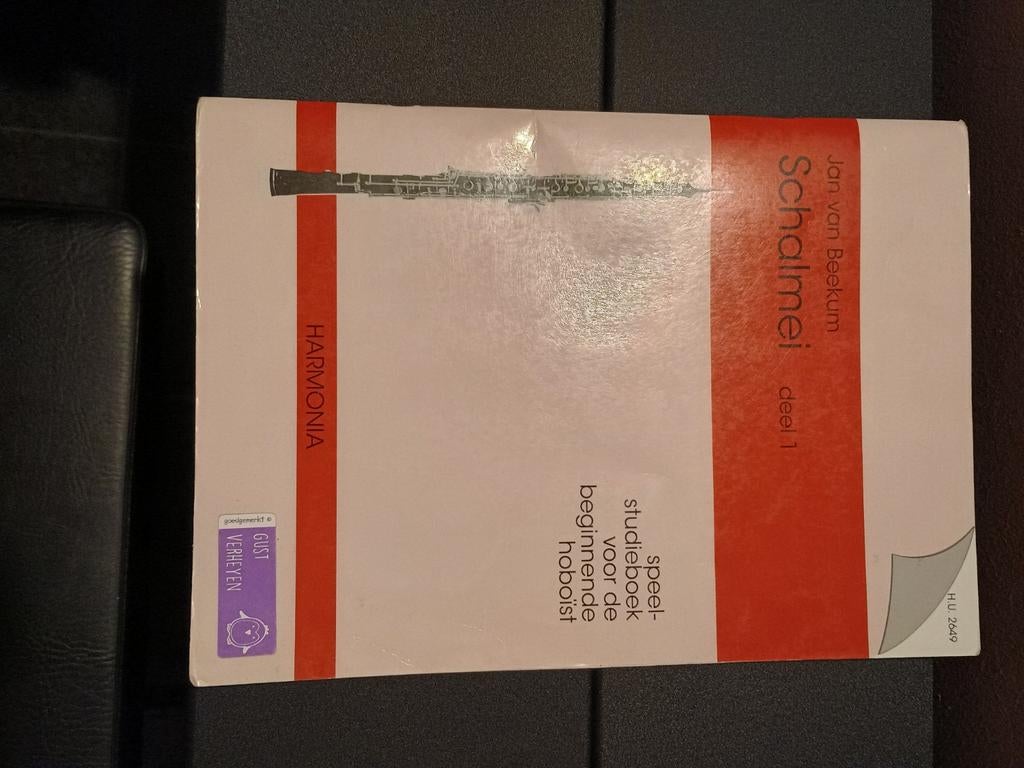 Schalmei deel 1 (Jan van Beekum) speelstudieboek hobo, Ophalen of Verzenden, Hobo