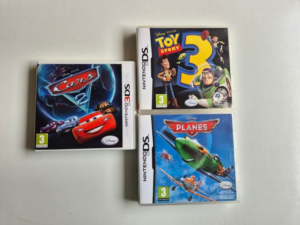 Jeux Nintendo DS, voitures, Toy Story Planes, Consoles de jeu & Jeux vidéo, Enlèvement ou Envoi, Comme neuf