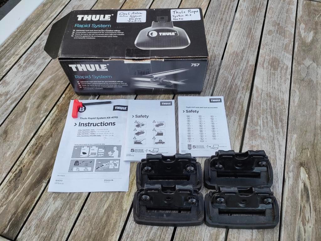 Thule rapid system 4010, Enlèvement