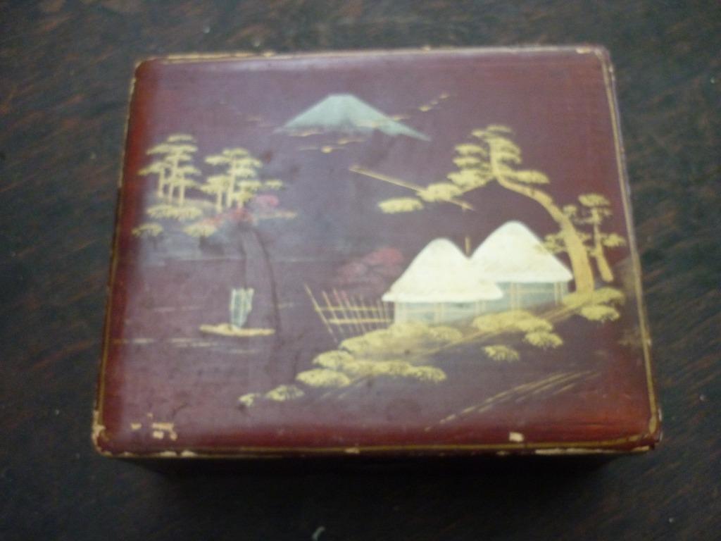 Ancienne boîte en laque chinoise, Antiquités & Art, Enlèvement ou Envoi