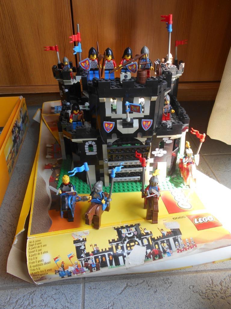 lego - 6085 LEGO Black Knights Black Monarch's Castle, Enlèvement ou Envoi, Utilisé, Ensemble complet, Lego