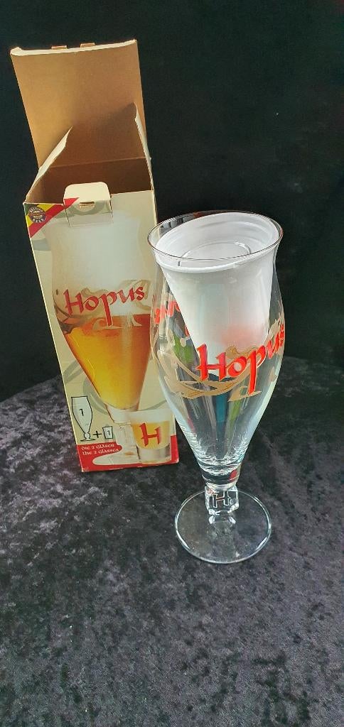 Nieuw in doos Hopus glas, Verzamelen, Ophalen, Nieuw