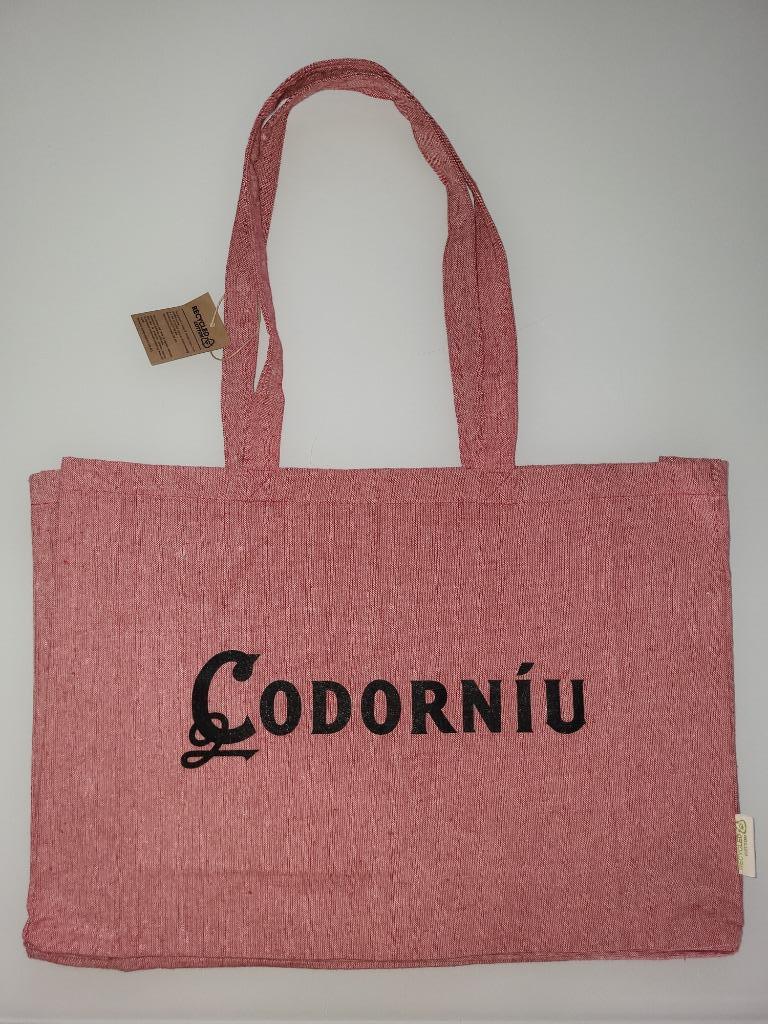 schoudertas cava codorniu strandtas linnen zak roze of blauw, Enlèvement ou Envoi, Neuf, Rose, Autres marques