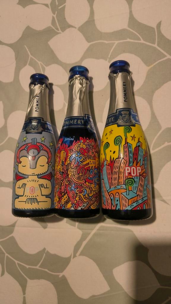 Pommery champagne piccolo pop eind 2000, Ophalen of Verzenden, Gebruikt, Gebruiksvoorwerp