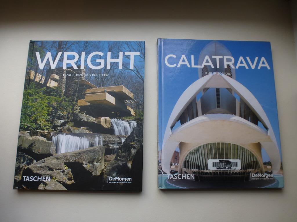 WRIGHT  / CALATRAVA   Boeken TASCHEN, Boeken, Ophalen of Verzenden, Zo goed als nieuw