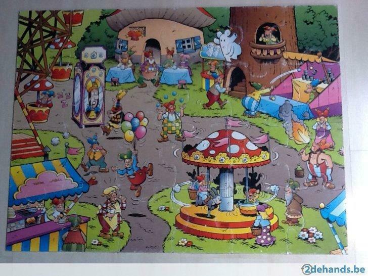 Vloerpuzzel Kabouter Plop, Gebruikt
