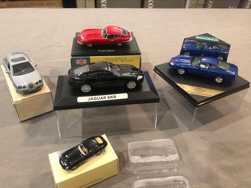 lot collection jaguar xk8 xkr s-type type-e, Hobby & Loisirs créatifs, Voitures miniatures | 1:43, Comme neuf, Voiture, Enlèvement