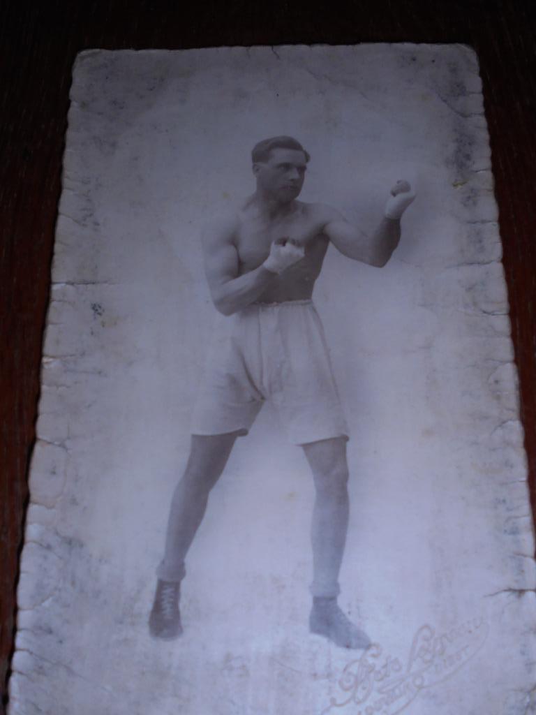 oude foto - onbekende bokser, Ophalen of Verzenden, Gebruikt, Overige onderwerpen, Foto