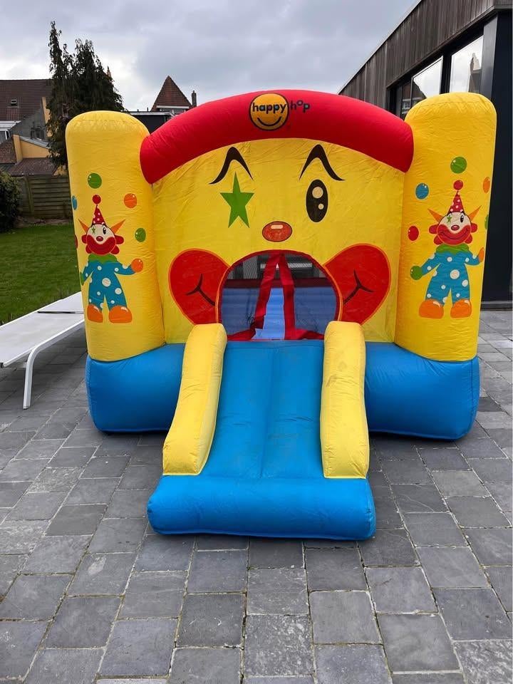 Happy Hop Springkasteel met Glijbaan – Compleet Pakket!, Enlèvement, Utilisé
