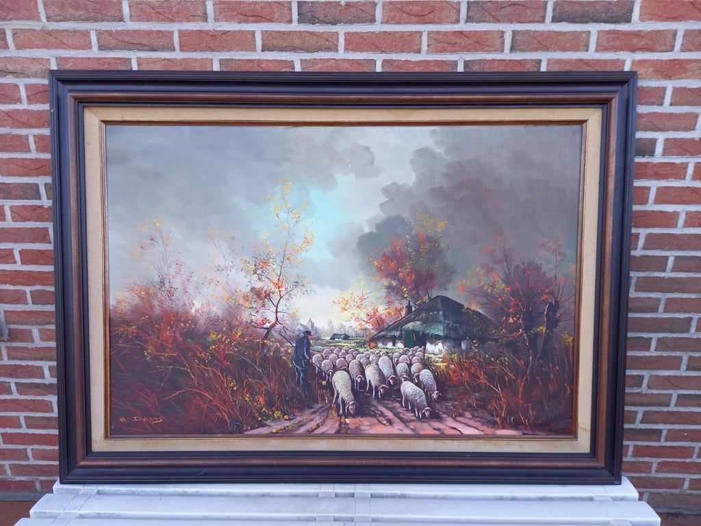 Groot schilderij, Ophalen
