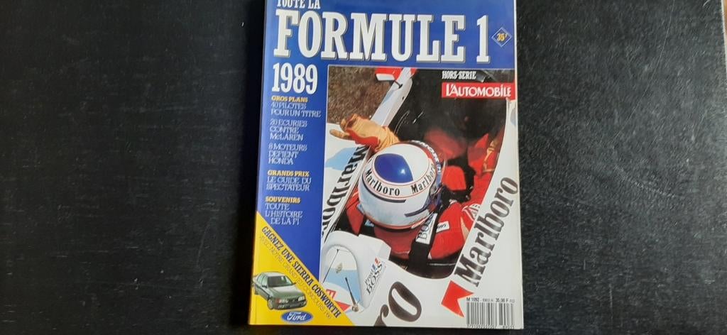 Programma boekje L'Automobile Formula 1 1989, Enlèvement ou Envoi, Comme neuf