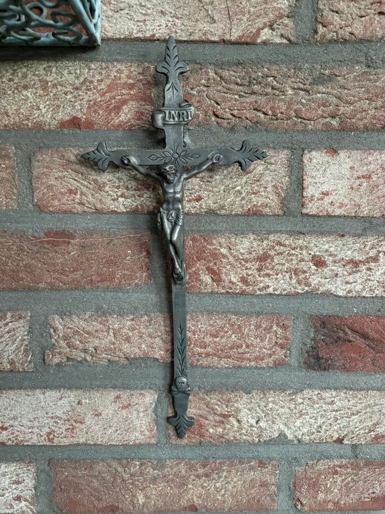 Tinnen Kruis 92 % tin (zie foto achterkant), Enlèvement ou Envoi