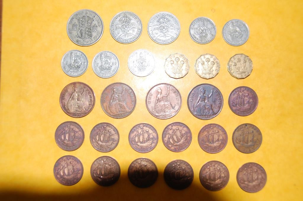 GB : GEORGE VI , 28 verschillende 1937-1952, Verzenden, Setje