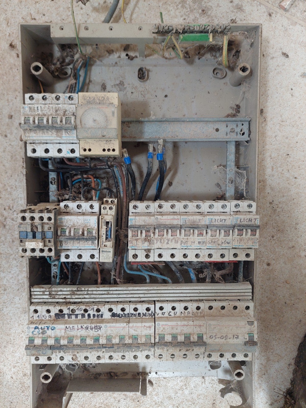 zekeringkast met zekeringen., Doe-het-zelf en Bouw, Ophalen, Gebruikt