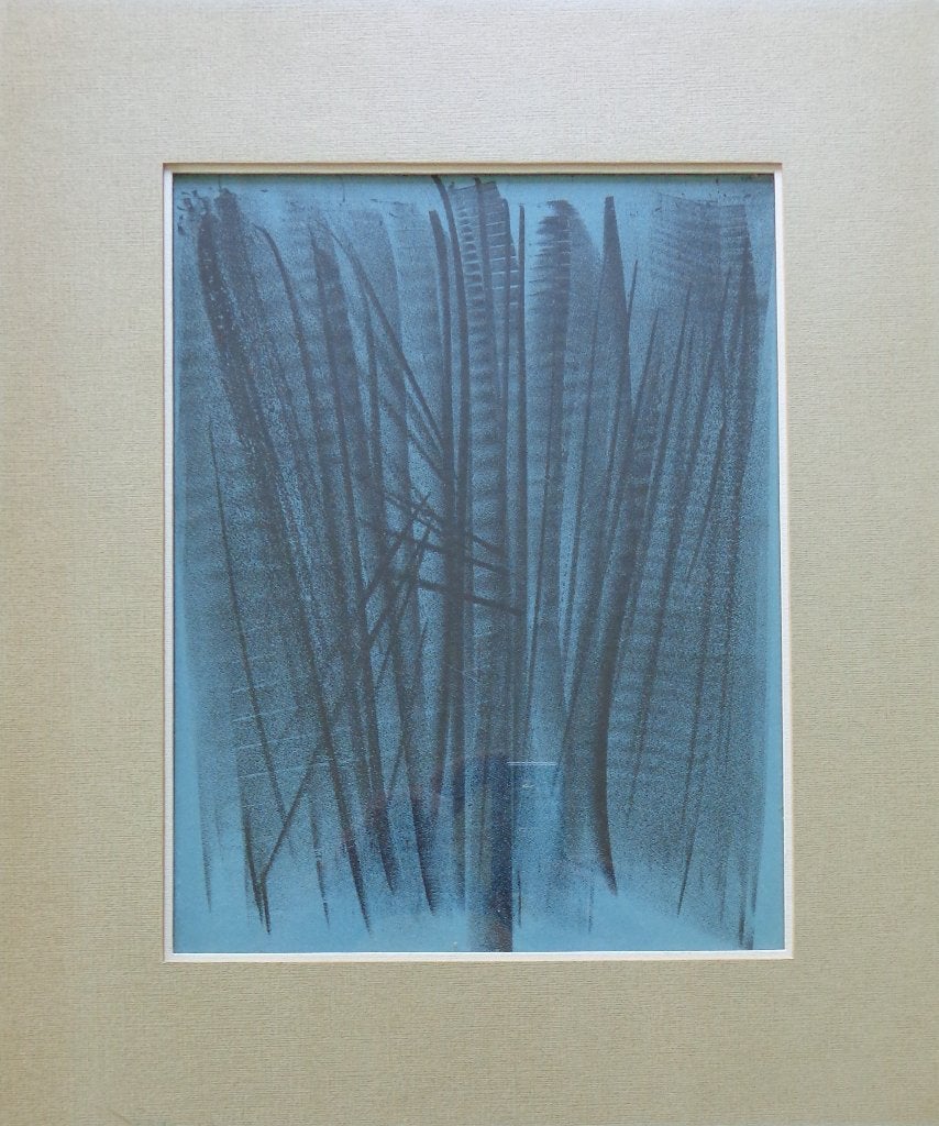 HANS HARTUNG / ABSTRACTIE / KLEURLITHO / 45x38cm / MOURLOT, Enlèvement ou Envoi