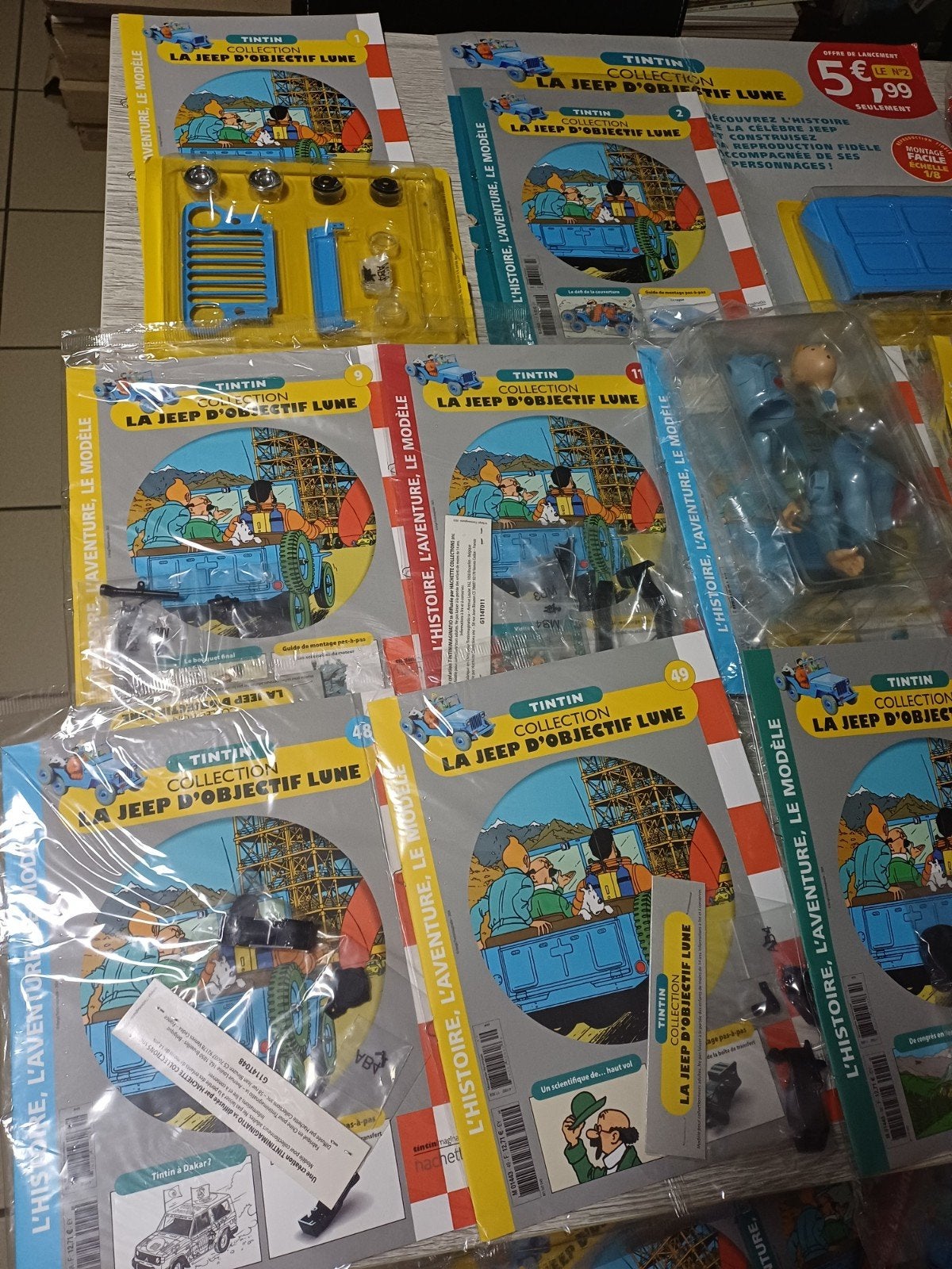 Jeep Tintin Hachette, Collections, Enlèvement ou Envoi, Tintin, Comme neuf, Statue ou Figurine