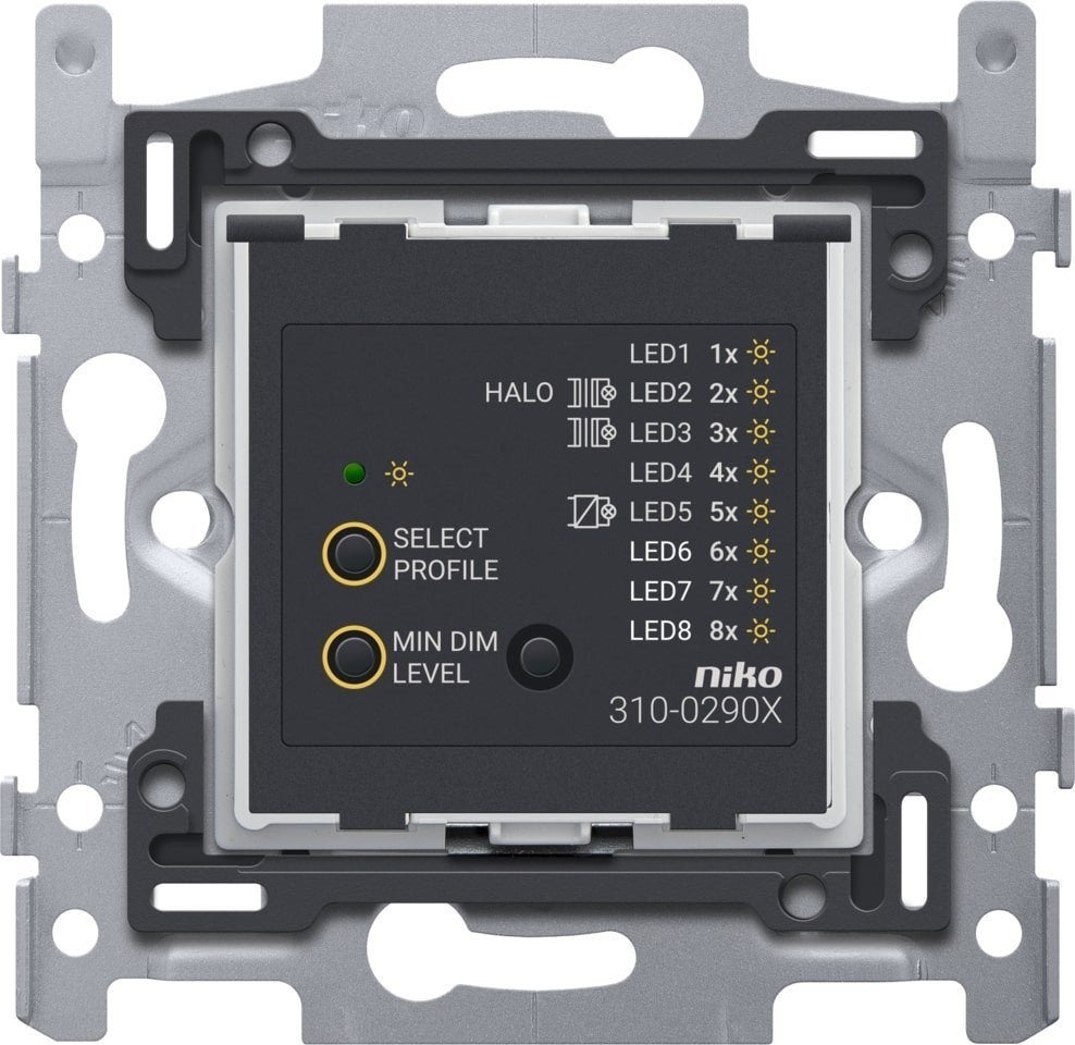 Dimmer druk universeel 2-draads 3-300W, Envoi
