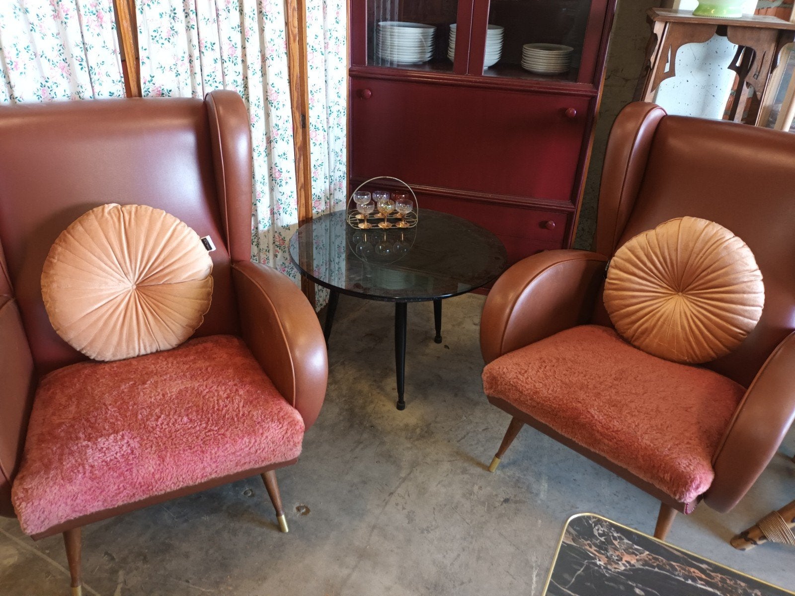 Vintage zetels. Mid-Century. 2 stuks, Ophalen