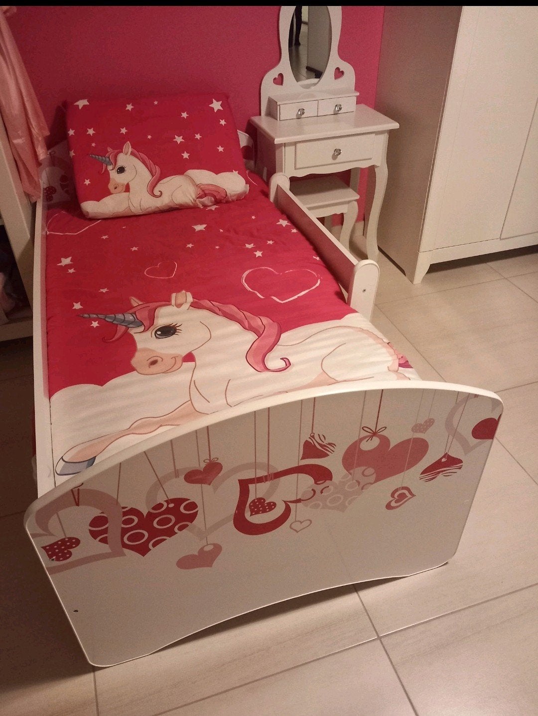 Lit princesse avec matelas, Enlèvement, Matelas