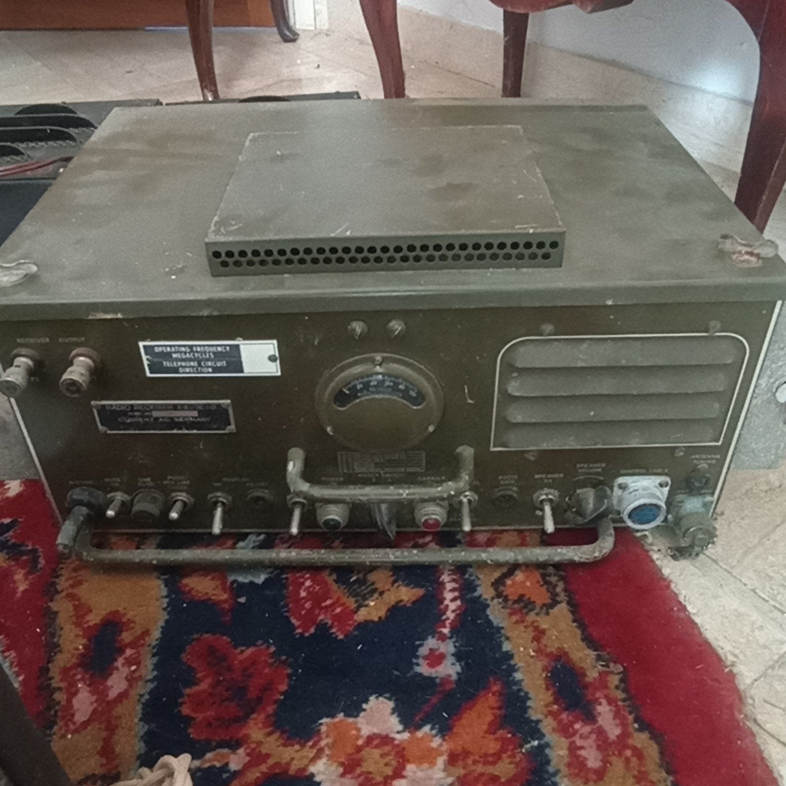 Army R-19/TRC-1 radio-ontvanger (WWII) – Onderdelen/Restaura, Telecommunicatie, Ophalen, Ontvanger