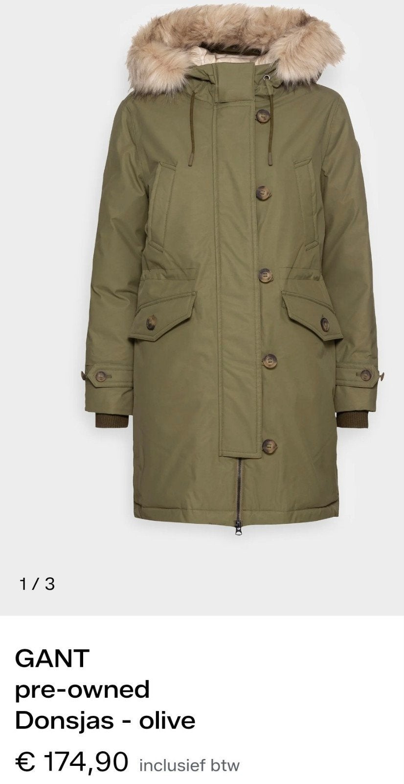 Doudoune Gant taille S, Enlèvement ou Envoi