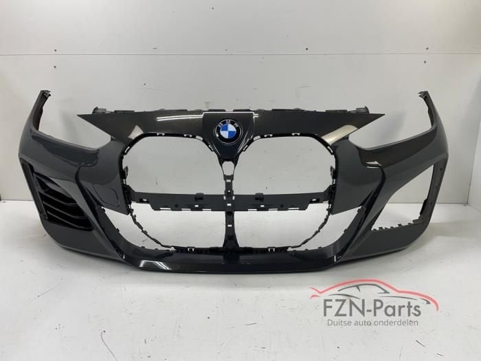 BMW 4-Serie G26 M Pakket Voorbumper 6PDC, Ophalen of Verzenden, Gebruikt, Voor, Bumper