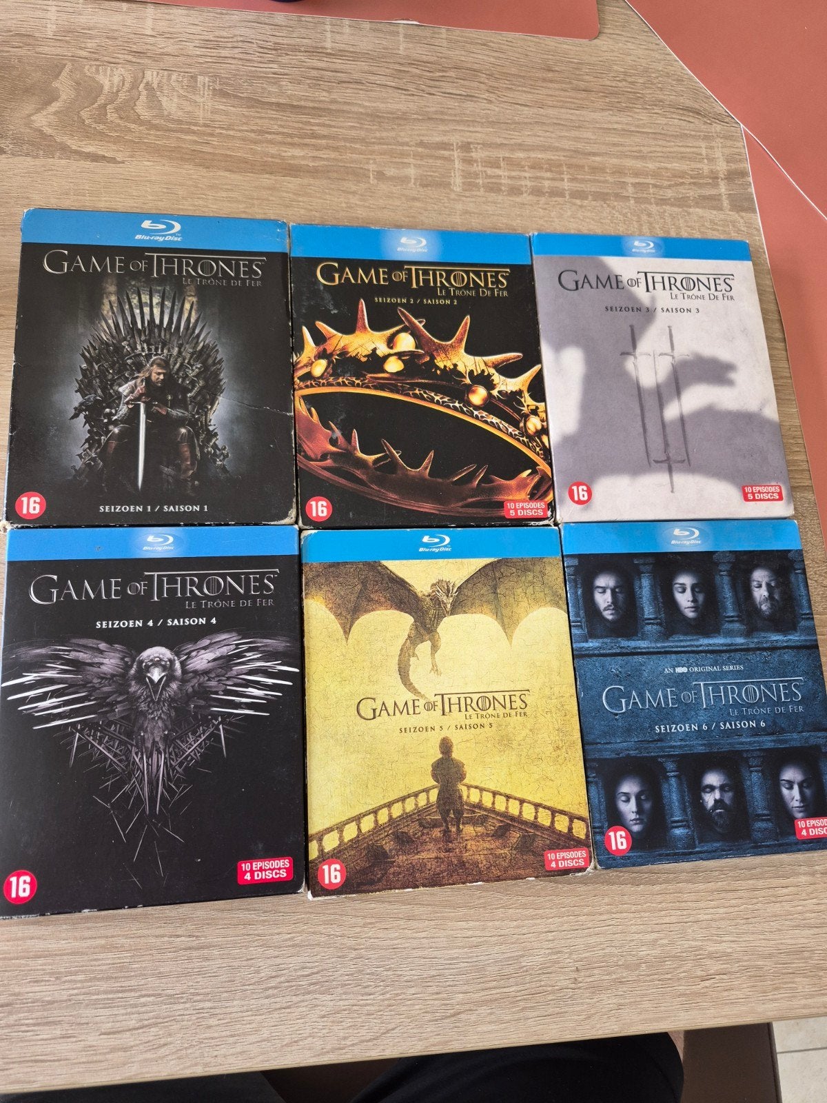 Blu-ray Game of Thrones seizoenen 1 - 6, CD & DVD, Enlèvement ou Envoi, Utilisé, Blu-ray