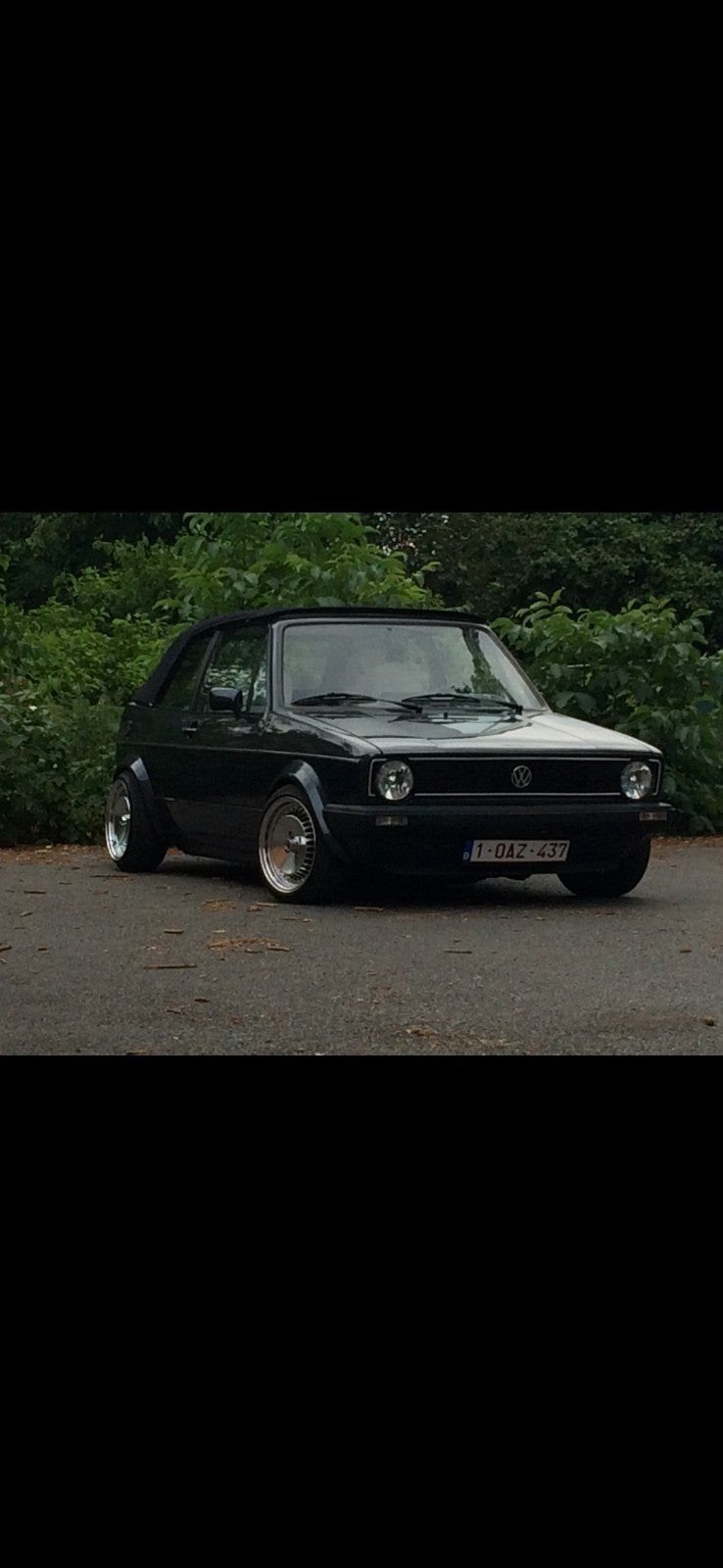 Échange vw golf 1 cabriolet 1800 GLI