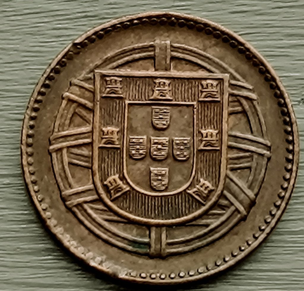 munt Portugal 1 centavo 1918, Timbres & Monnaies, Monnaies | Europe | Monnaies non-euro, Enlèvement ou Envoi
