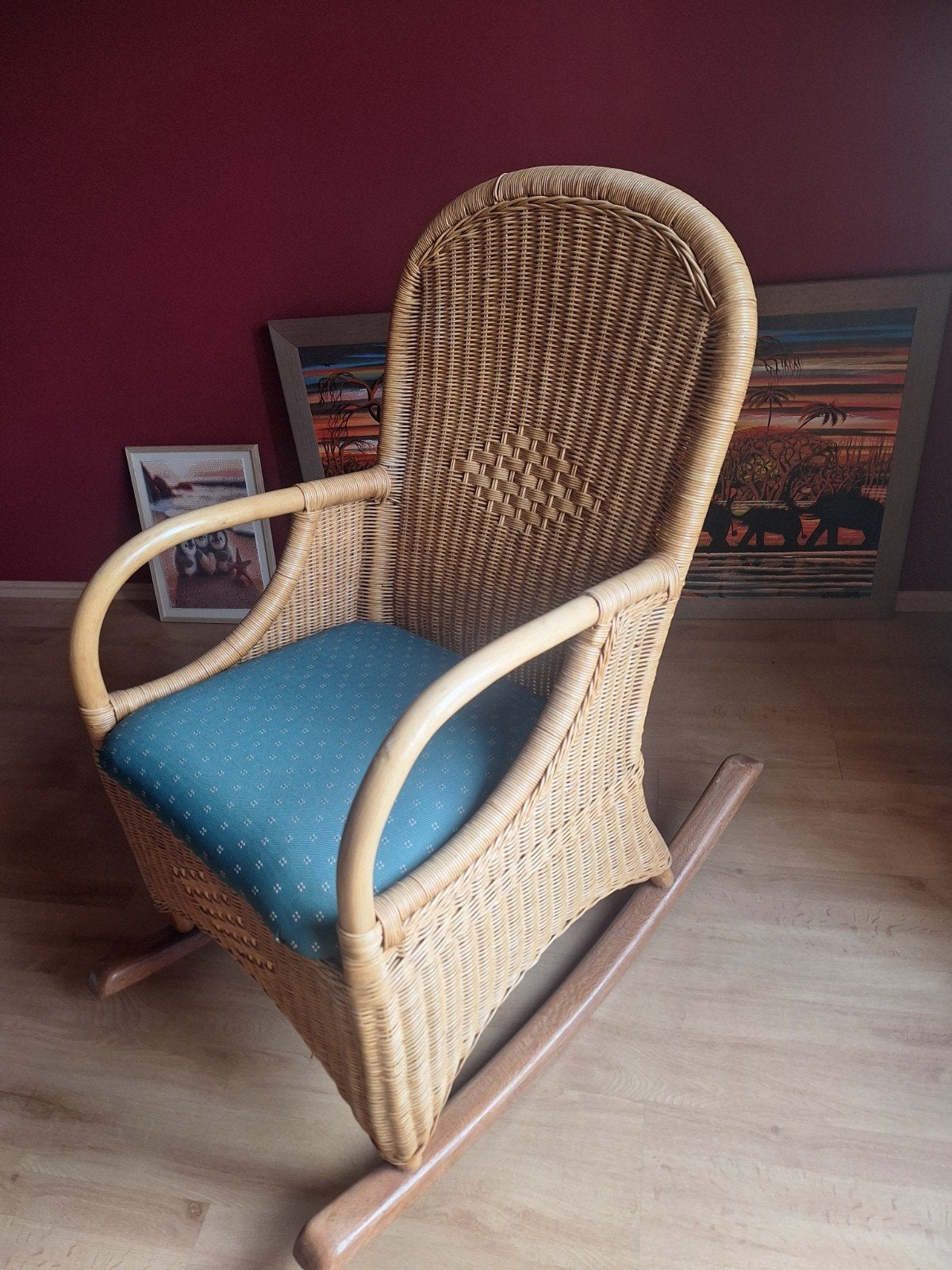Vintage schommelstoel, Antiek en Kunst, Ophalen