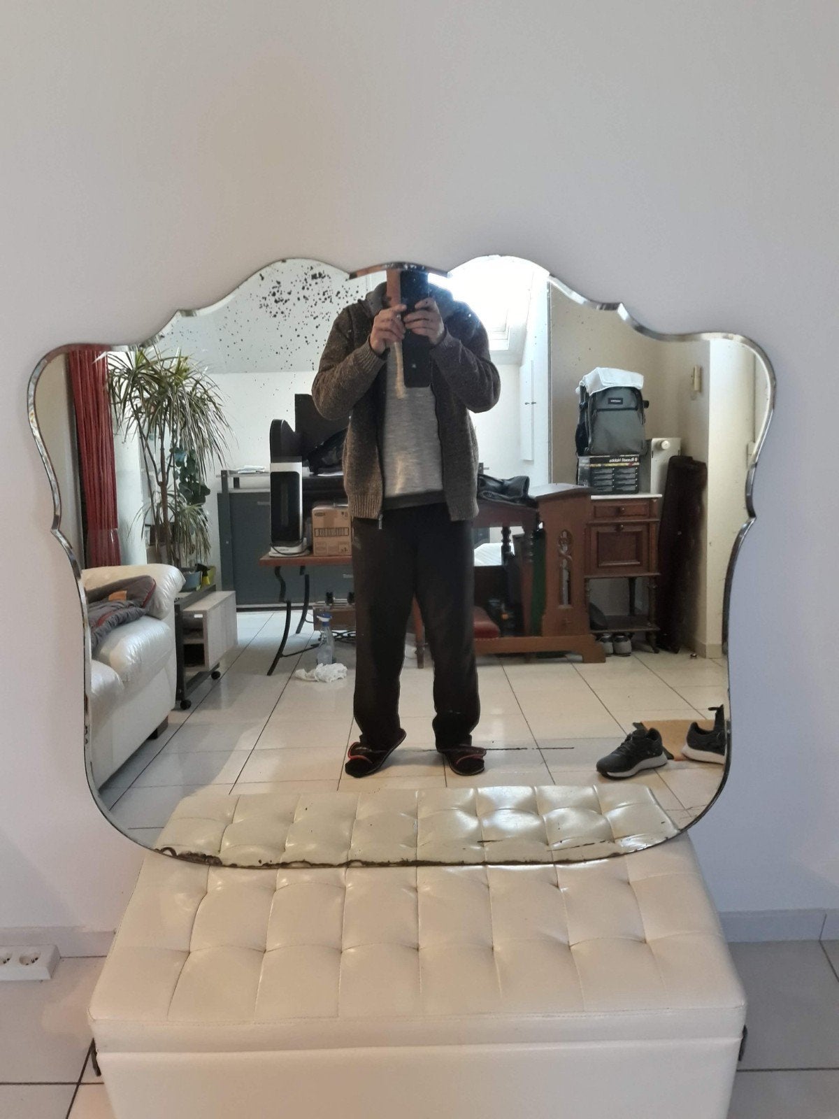 Grand miroir., Enlèvement, Utilisé