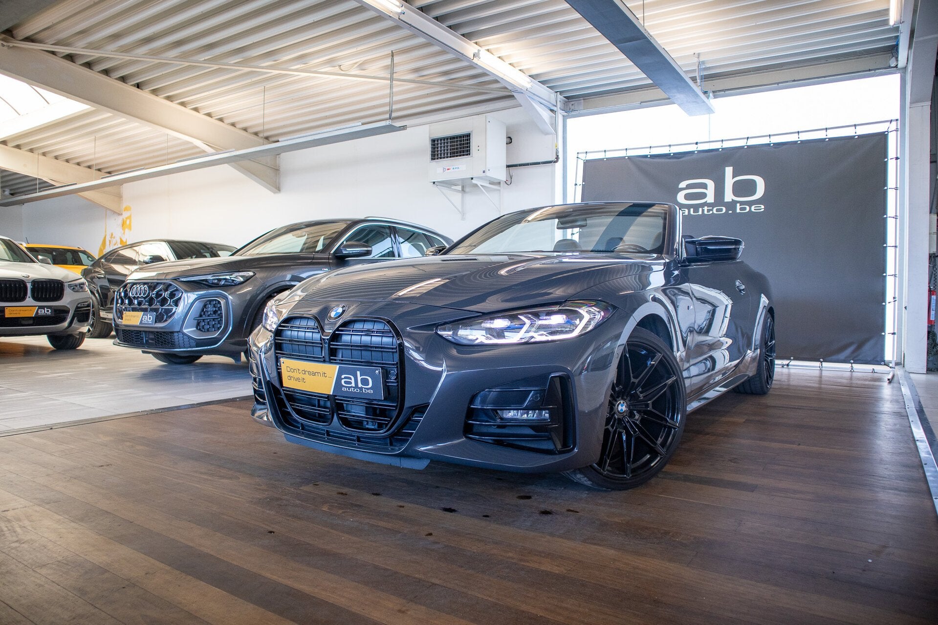 BMW 420 420i, CABRIO, M-SPORT, LASERLIGHT, ACTIVE CRUISE, A, Auto's, BMW, Adaptive Cruise Control, Zwart, 4 cilinders, Cabriolet