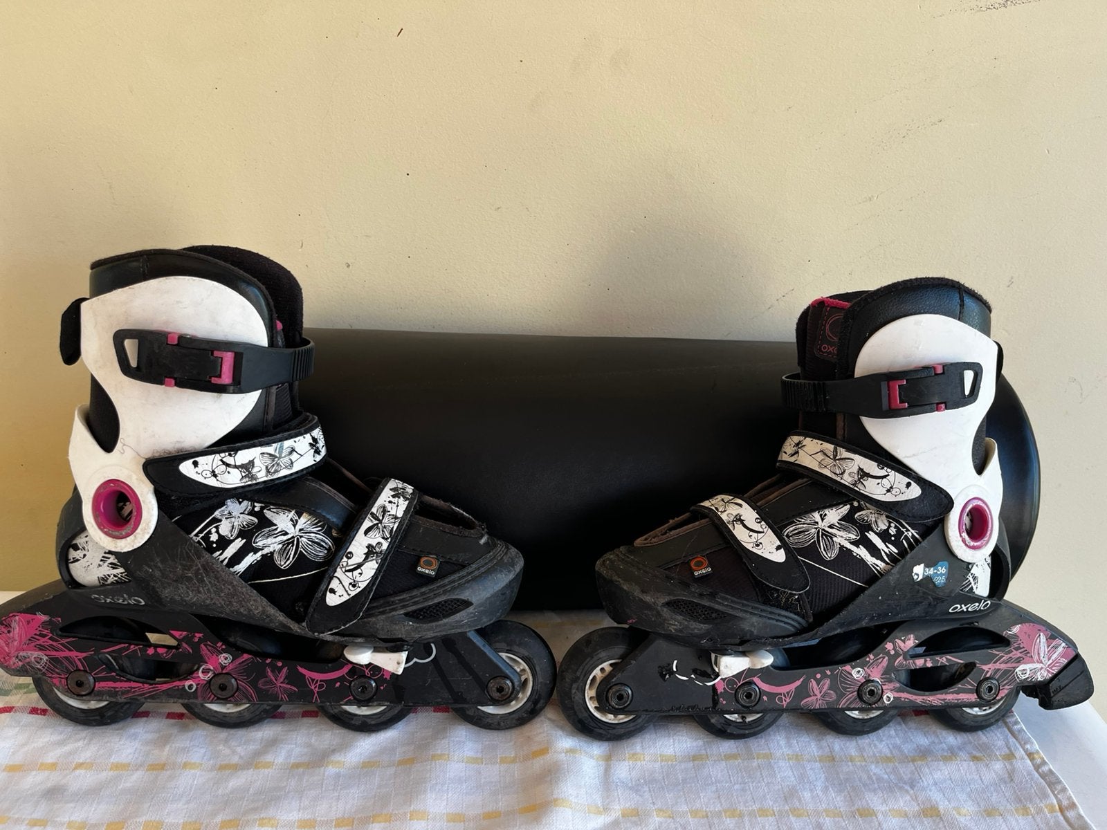 Skeelers oxelo 34-36, Sport en Fitness, Verzenden, Gebruikt, Inline skates 4 wielen