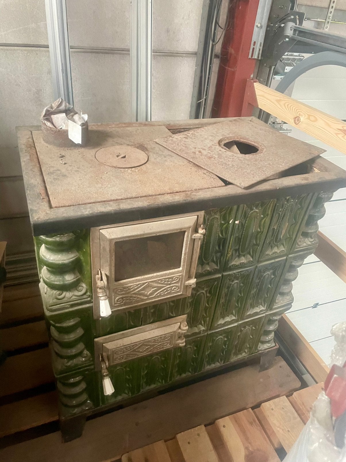 Antieke broodbakoven, Ophalen, Gebruikt
