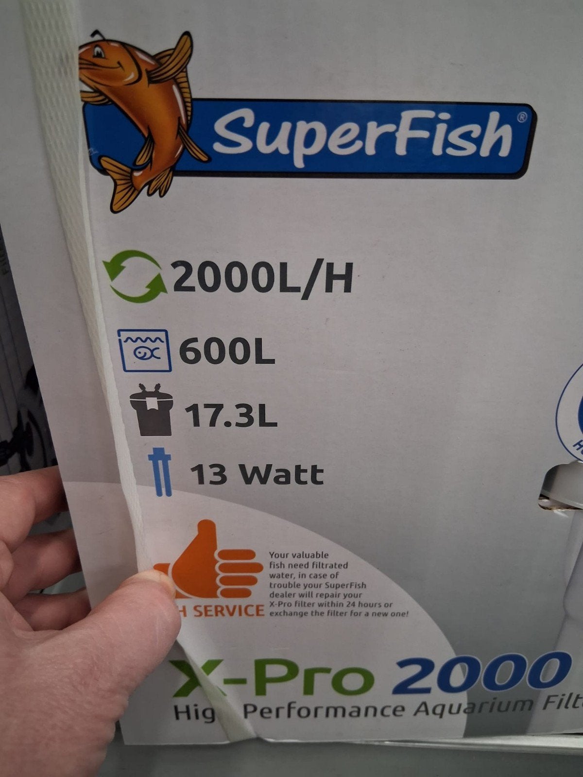 filter voor aquarium, Ophalen, Zo goed als nieuw, Filter, Superfish